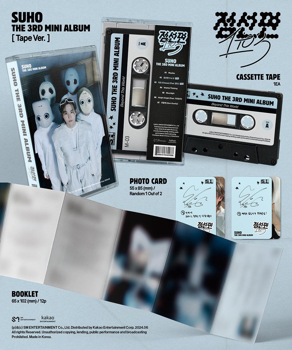 SUHO (EXO) - 1 TO 3 (3RD MINI ALBUM) - TAPE VER. - J-Store Online