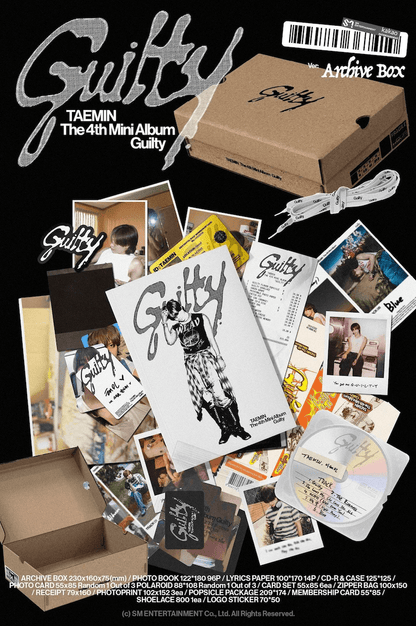 TAEMIN - GUILTY (4TH MINI ALBUM) BOX VERSION - J-Store Online