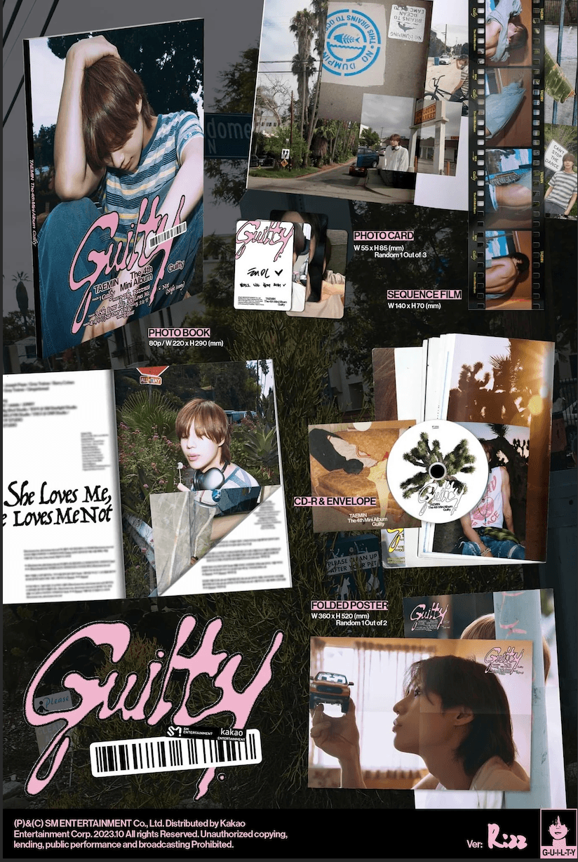 TAEMIN - GUILTY (4TH MINI ALBUM) PHOTOBOOK VERSION - J-Store Online