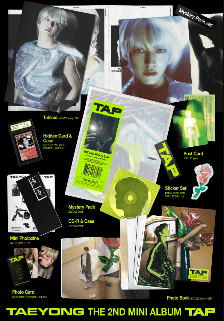 TAEYONG (NCT) - TAP (1ST MINI ALBUM) MYSTERY PACK VER. - J-Store Online