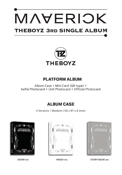 THE BOYZ - MAVERICK (3RD SINGLE ALBUM) - PLATFORM VER. - J-Store Online