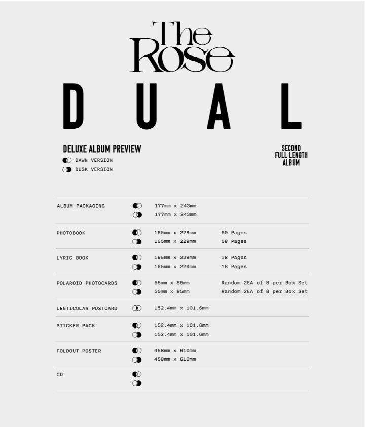 THE ROSE - DUAL (DELUXE BOX ALBUM) - J-Store Online