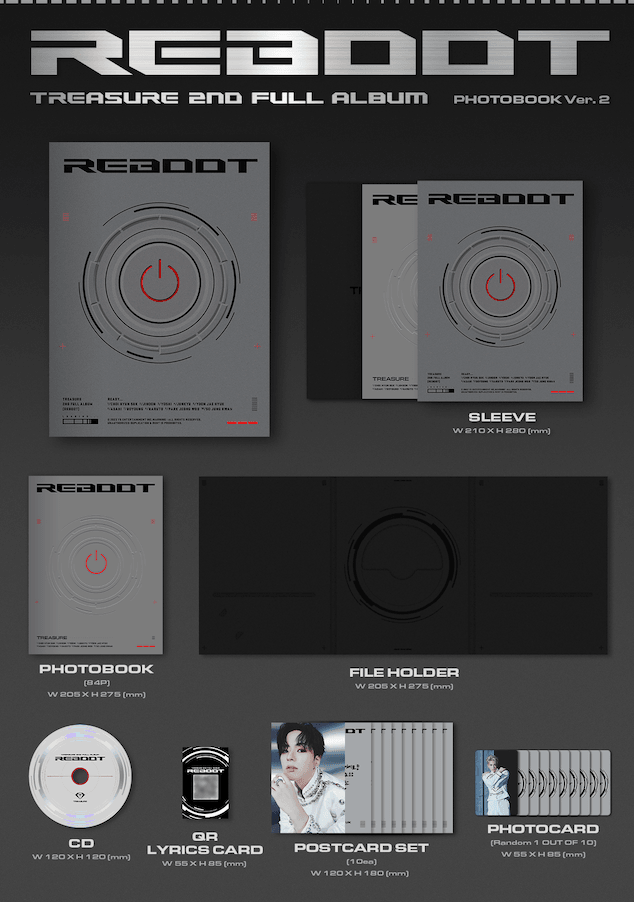 TREASURE - 2ND FULL ALBUM "REBOOT" PHOTOBOOK VER. - J-Store Online