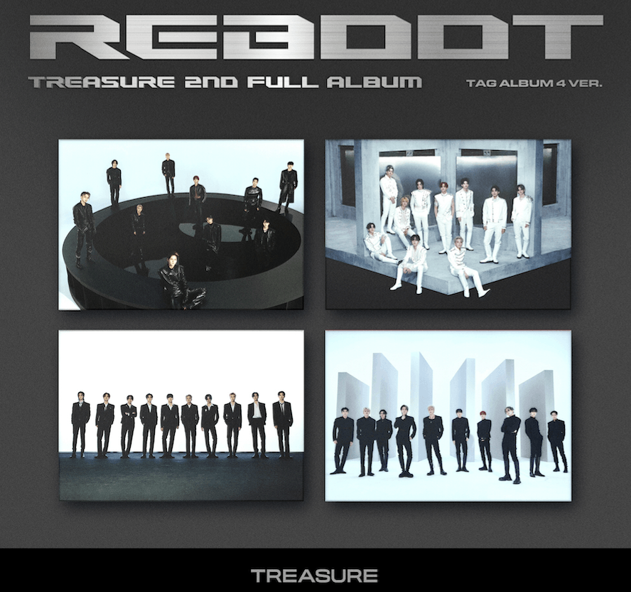 TREASURE - 2ND FULL ALBUM "REBOOT" - YG TAG ALBUM - J-Store Online