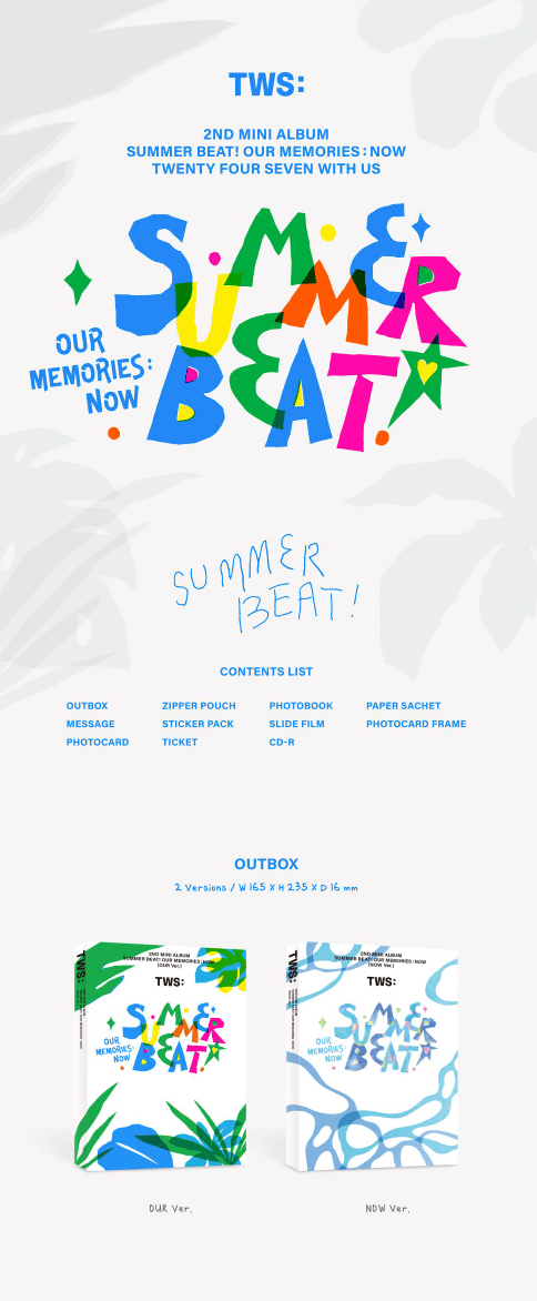 TWS - 2ND MINI ALBUM - SUMMER BEAT! - J-Store Online