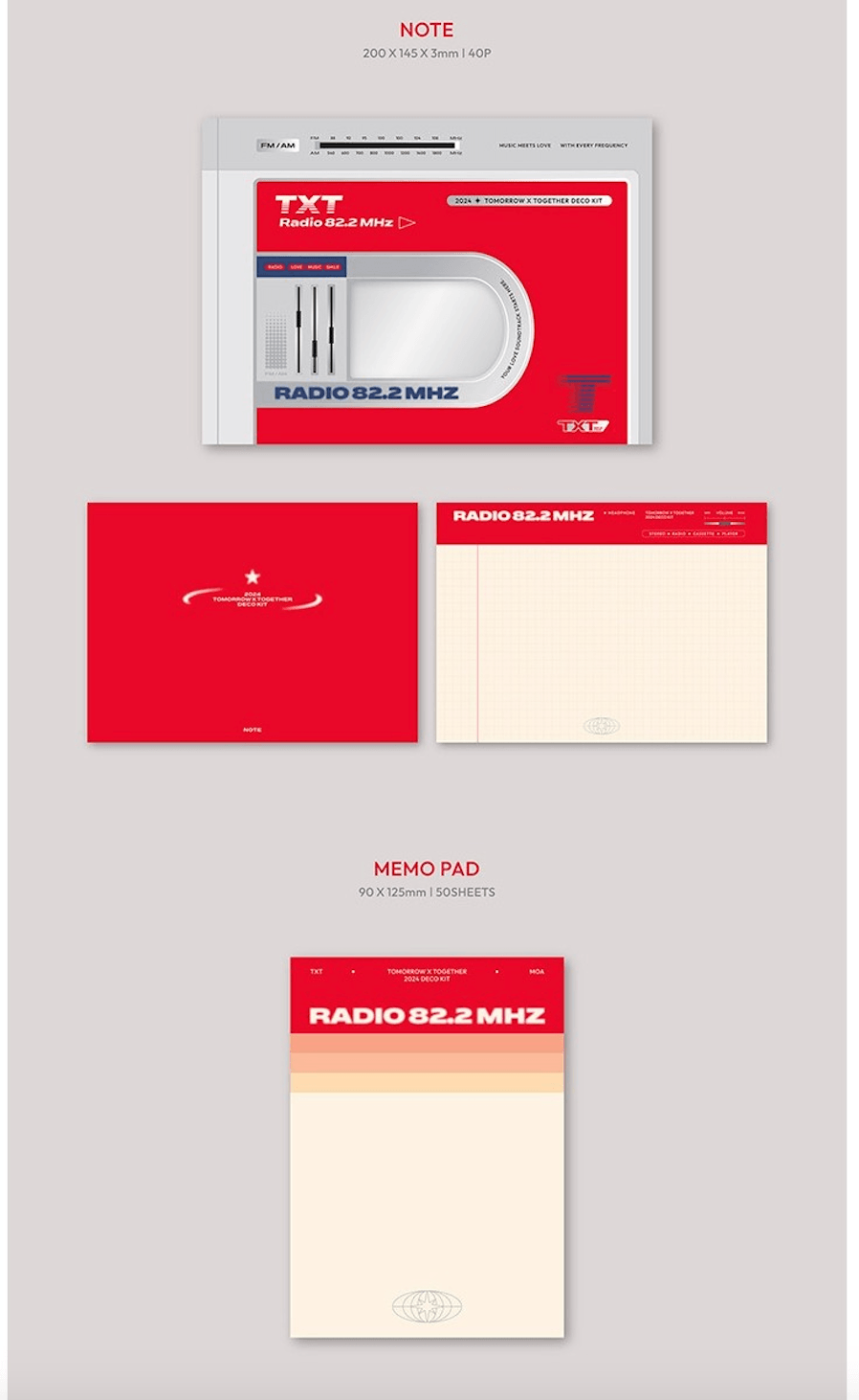 TXT - TOMORROW X TOGETHER 2024 DECO KIT + WEVERSE GIFT - J-Store Online