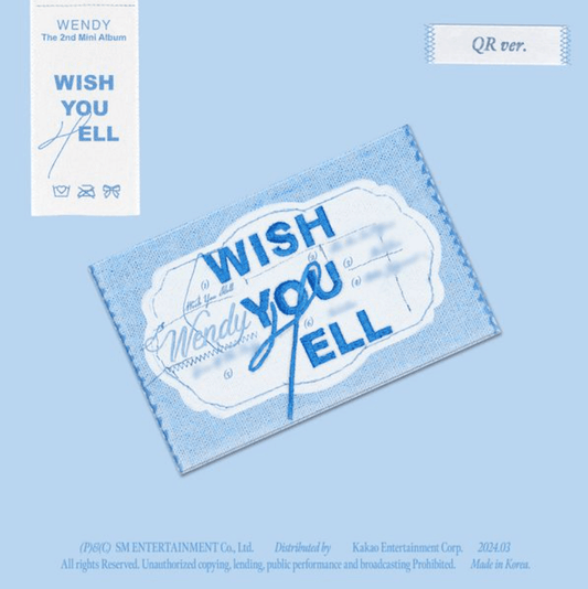 WENDY (RED VELVET) - WISH YOU HELL (2ND MINI ALBUM) - QR VER. - J-Store Online