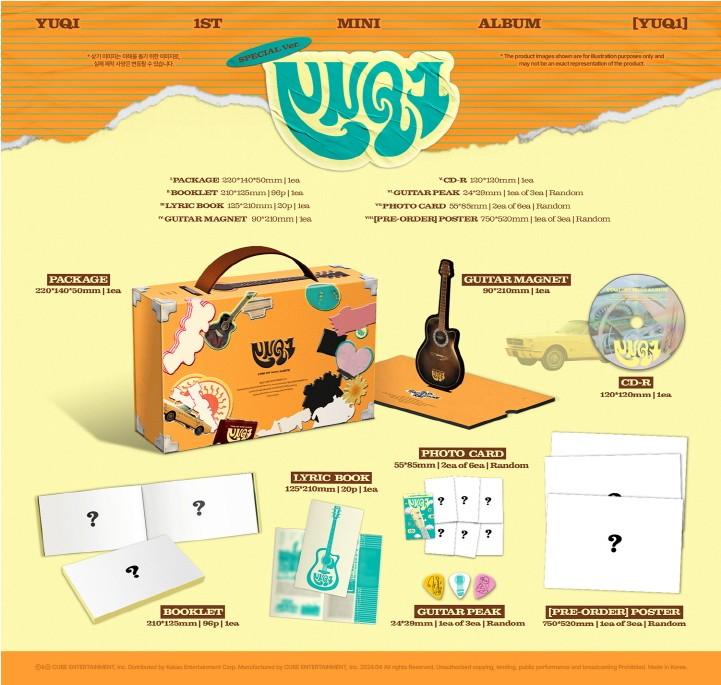 YUQI ((G)I-DLE) - YUQ1 (1ST MINI ALBUM) - SPECIAL VERSION - J-Store Online