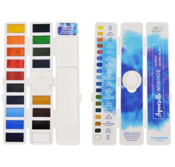 NOMAD WATERCOLOUR - Art & Go - Faltbare Aquarellfarben - J-Store Online