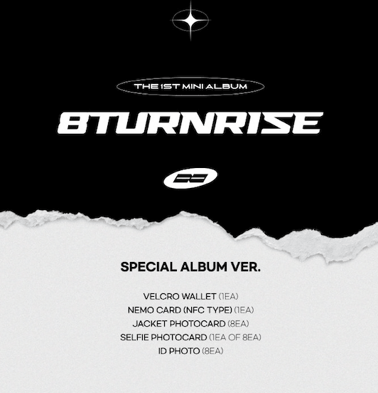 8TURN - 8TURNRISE (1ST MINI ALBUM) LIMITED VER. - NEMO ALBUM - J-Store Online