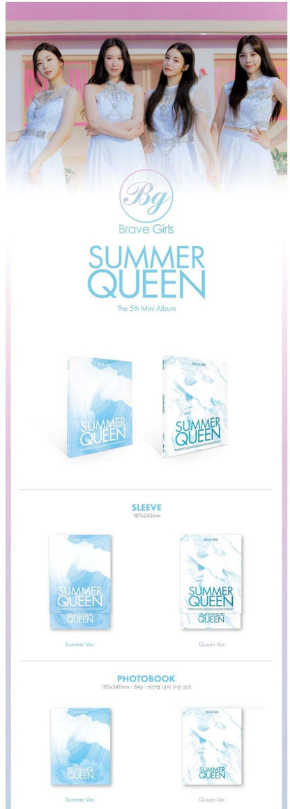 BRAVE GIRLS - SUMMER QUEEN (5TH MINI ALBUM) - J-Store Online