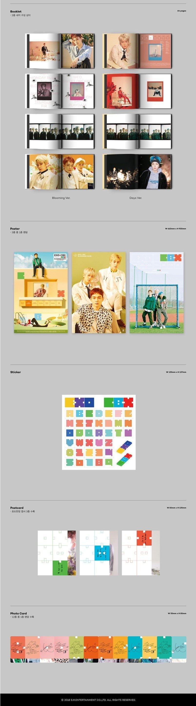 EXO-CBX - BLOOMING DAYS (2ND MINI ALBUM) - J-Store Online