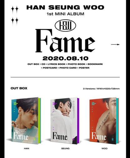 Han Seung Woo - FAME (1st Mini Album) - J-Store Online