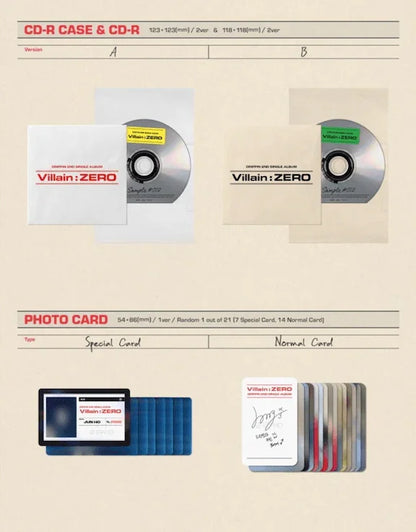 DRIPPIN - VILLAIN : ZERO (2ND SINGLE ALBUM) - J-Store Online