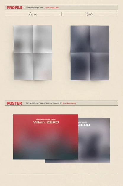 DRIPPIN - VILLAIN : ZERO (2ND SINGLE ALBUM) - J-Store Online