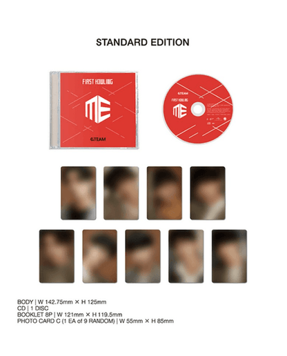 &TEAM - JP 1ST SINGLE ALBUM - FIRST HOWLING: ME - STANDARD VERSION (JEWEL CASE) - J-Store Online