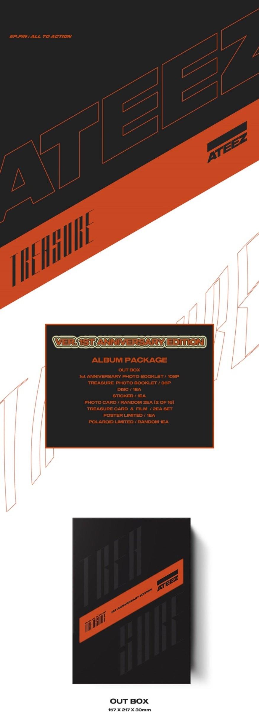 ATEEZ -Vol. 1 - Treasure Island Ep. Fin: All to Action (Special Limited Edition) - J-Store Online