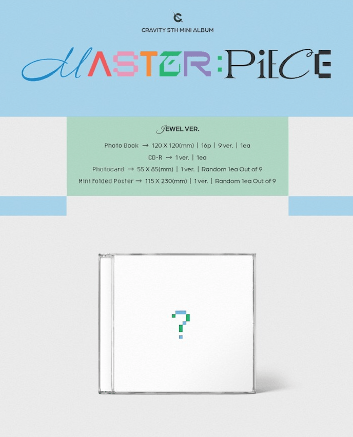 CRAVITY - MASTER:PIECE (5TH MINI ALBUM) - JEWEL CASE - J-Store Online