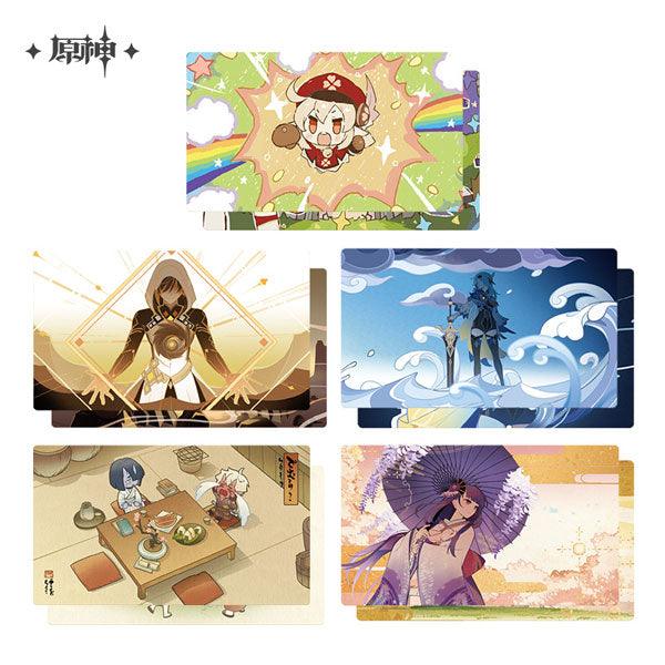 GENSHIN IMPACT - A GLIMPSE OF THE WORLD - POSTCARD SET (HOLOGRAPHIC) - J-Store Online