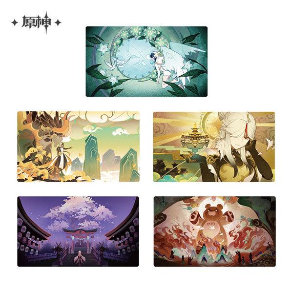 GENSHIN IMPACT - A GLIMPSE OF THE WORLD - POSTCARD SET (HOLOGRAPHIC) - J-Store Online