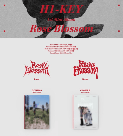 H1-KEY - ROSE BLOSSOM (1ST MINI ALBUM) - J-Store Online