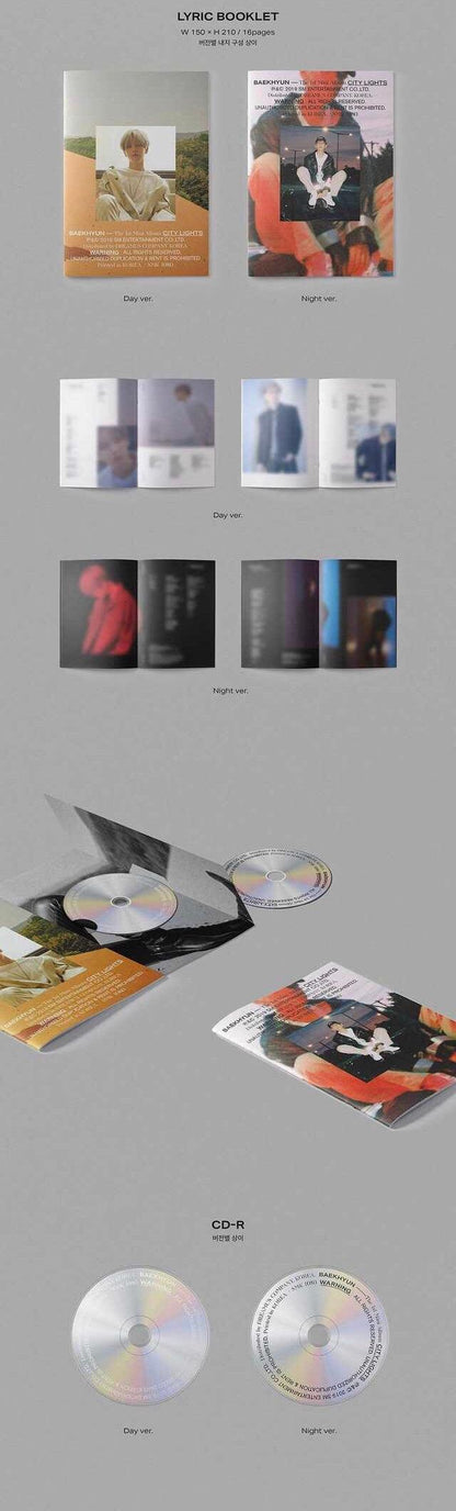 Baek Hyun - City Lights (1st Mini Album) - J-Store Online