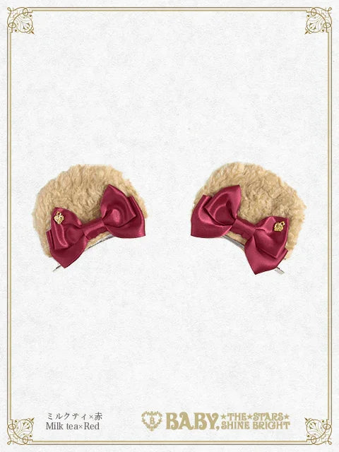 BABY THE STARS SHINE BRIGHT - Kuma Kumya's Ear Fur Clip - J-Store Online