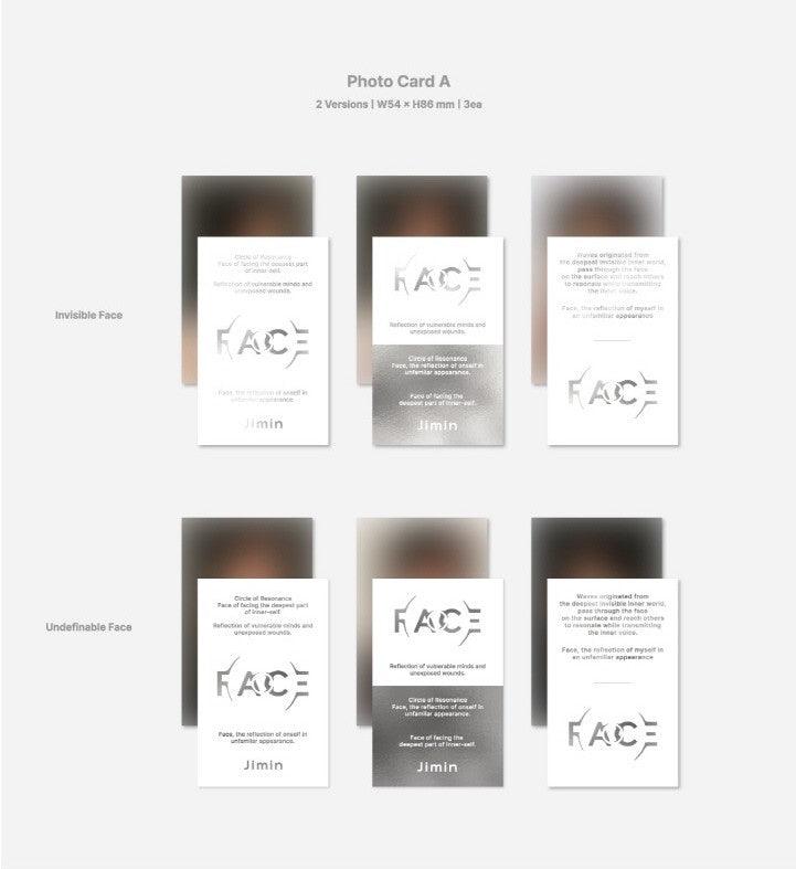 JIMIN (BTS) - FACE - SET + WEVERSE GIFTS - J-Store Online