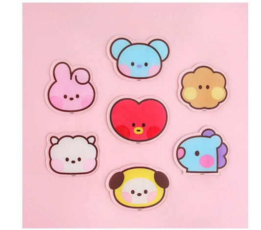 BT21 - MININI FACE ACRYLIC COASTER - J-Store Online