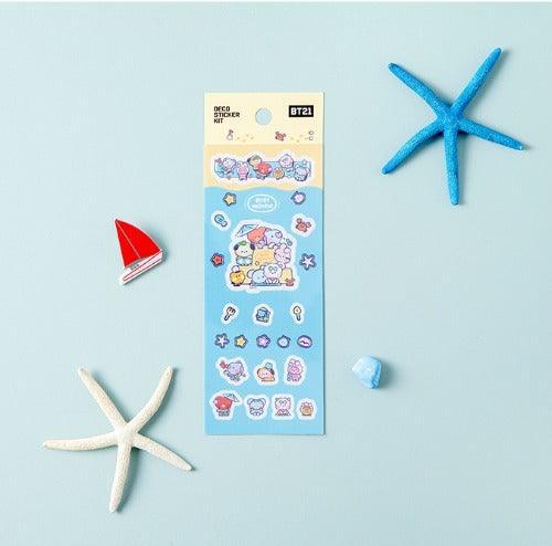 BT21 - MININI SUMMER STICKER - J-Store Online