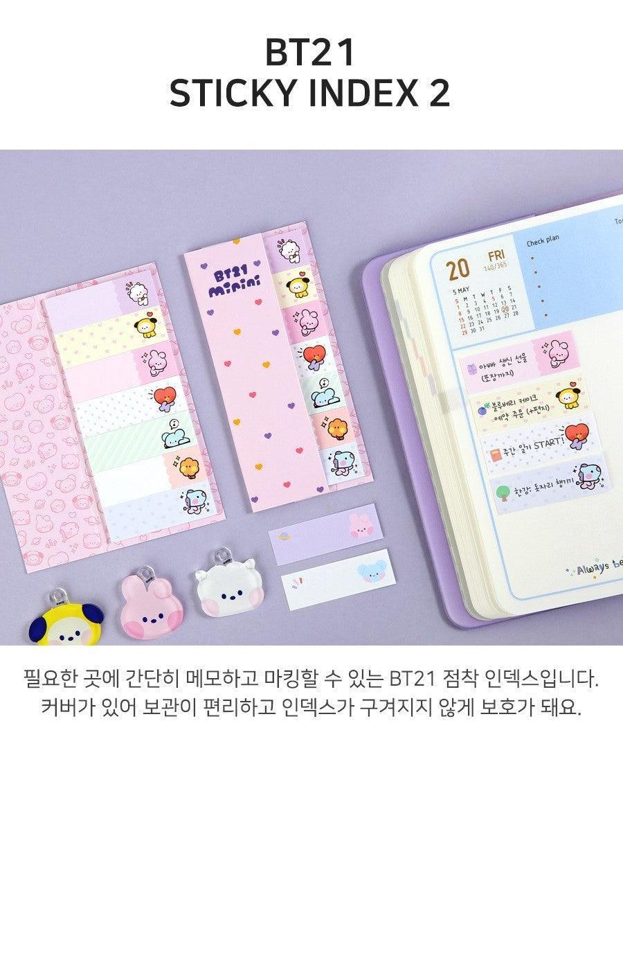 BT21 - STICKY INDEX 2 - J-Store Online