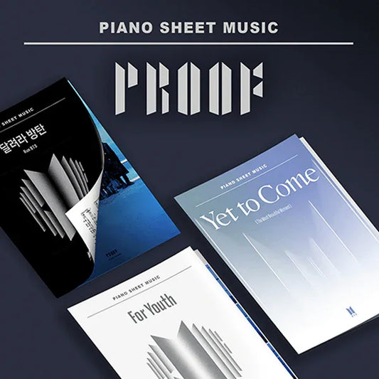 BTS - PIANO SHEET MUSIC PROOF - J-Store Online