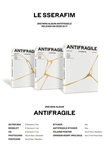 LE SSERAFIM - ANTIFRAGILE (2ND MINI ALBUM) - J-Store Online