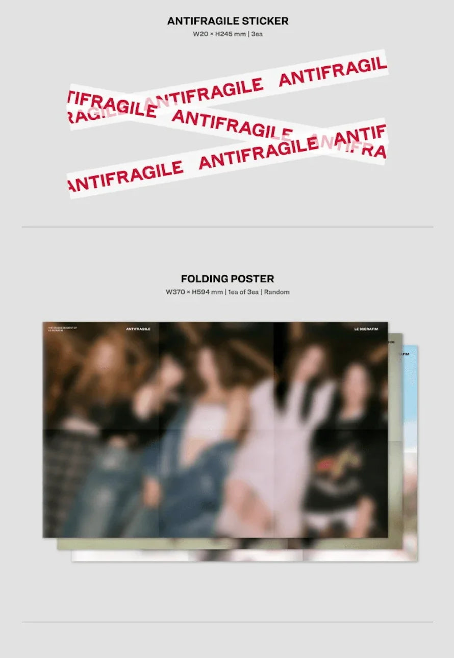 LE SSERAFIM - ANTIFRAGILE (2ND MINI ALBUM) - J-Store Online