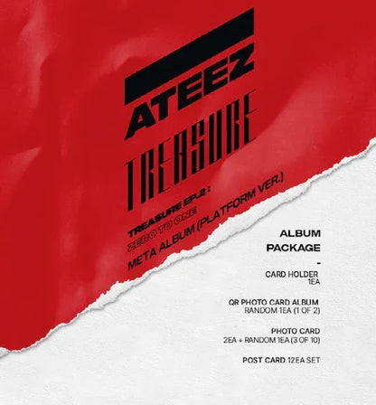 ATEEZ - TREASURE EP.2 : ZERO TO ONE (META ALBUM) PLATFORM VER. - J-Store Online