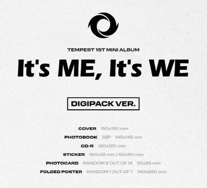 TEMPEST - IT'S ME, IT'S WE (COMPACT VER.) - J-Store Online
