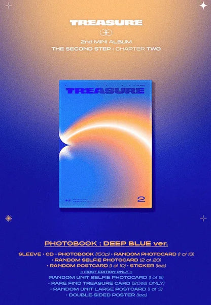 TREASURE - 2ND MINI ALBUM [THE SECOND STEP : CHAPTER TWO] - PHOTOBOOK VER. - J-Store Online