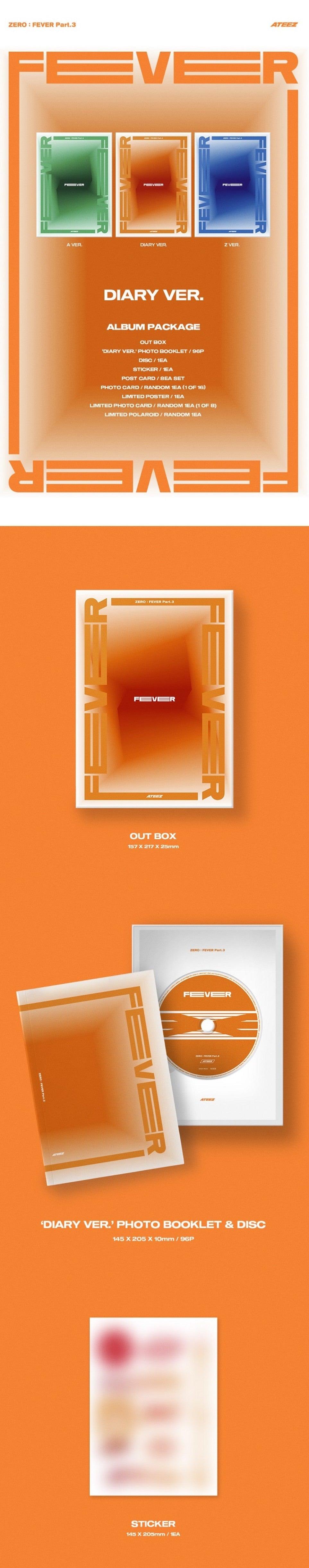 ATEEZ - Zero: Fever Part 3 - J-Store Online