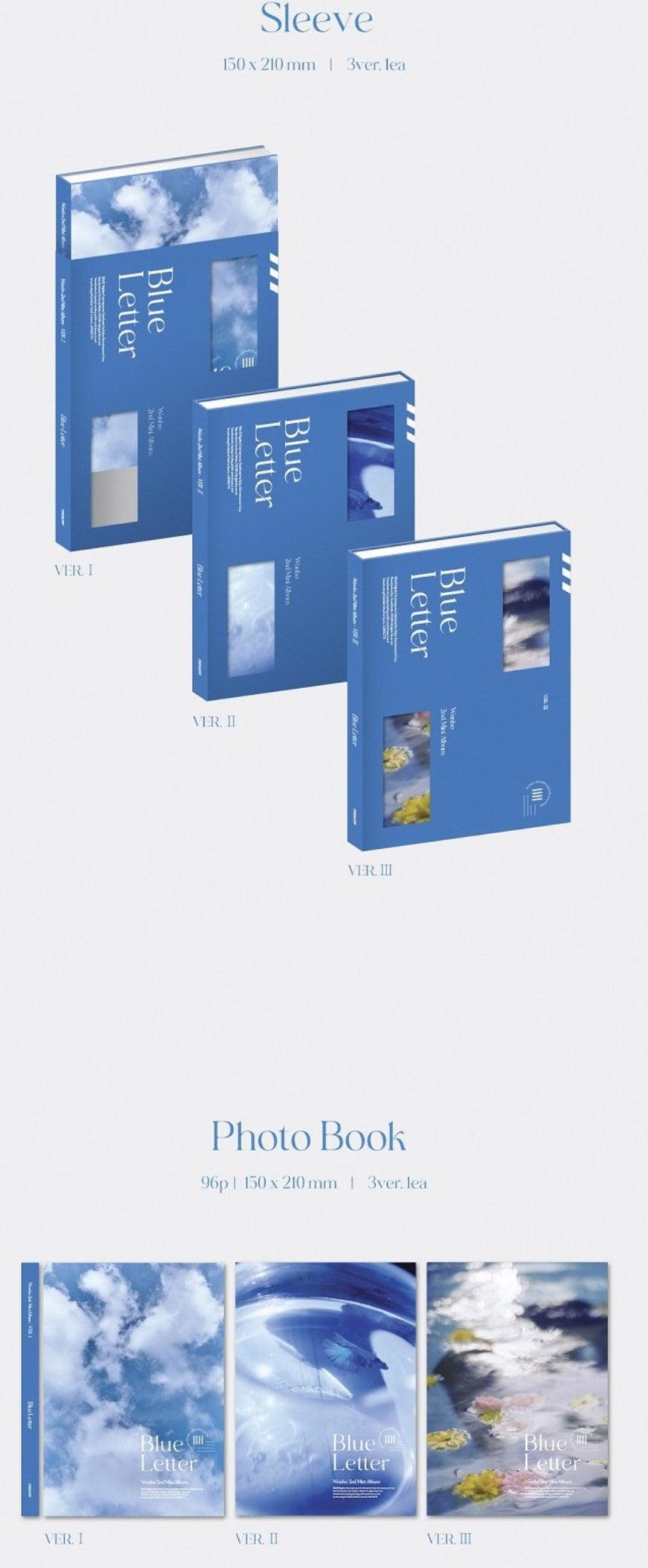 WONHO - BLUE LETTER - 2ND MINI ALBUM - J-Store Online