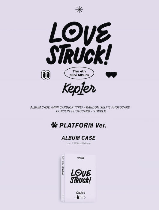 Kep1er - 4TH MINI ALBUM - LOVESTRUCK! - (Platform Ver.) - J-Store Online