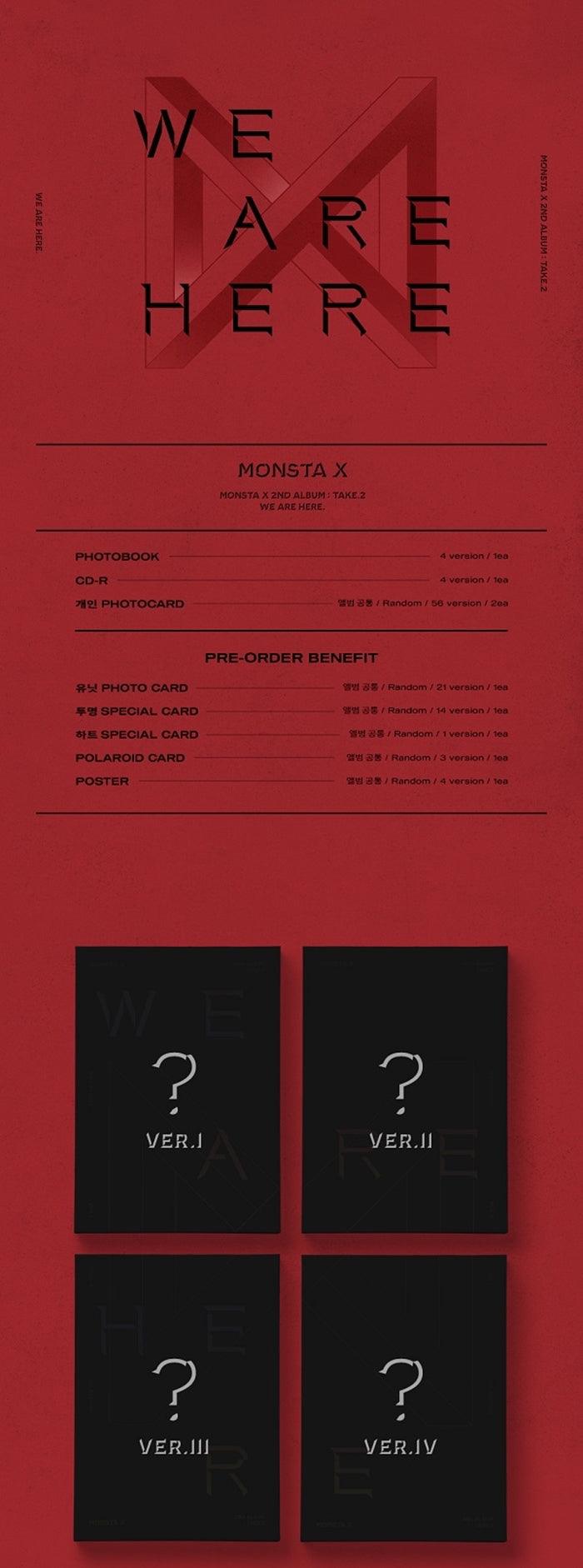 Monsta X - Take. 2 : We Are Here (Vol. 2) - J-Store Online