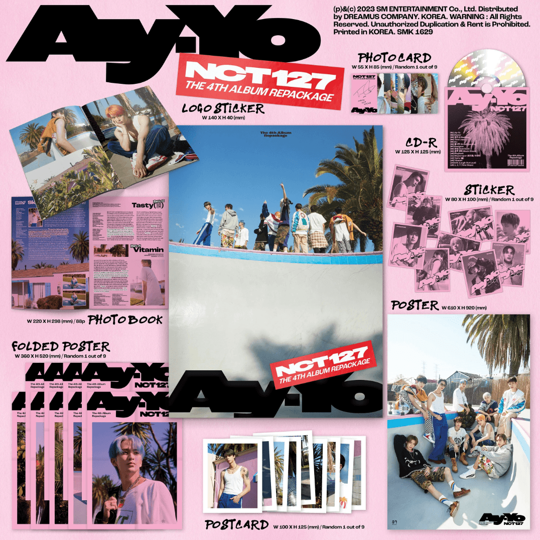 NCT 127 - VOL.4 REPACKAGE 'AY-YO' - J-Store Online