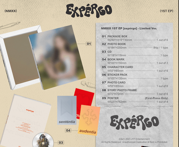 NMIXX - EXPERGO (LIMITED VER.) - J-Store Online
