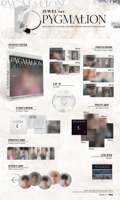 ONEUS - 9TH MINI ALBUM - PYGMALION (JEWEL Ver.) - J-Store Online