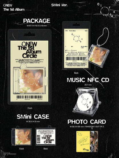 ONEW - VOL.1 CIRCLE - (SMINI VER.) - J-Store Online