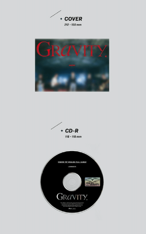 ONEWE - 1ST ENGLISH FULL ALBUM - GRAVITY - J-Store Online