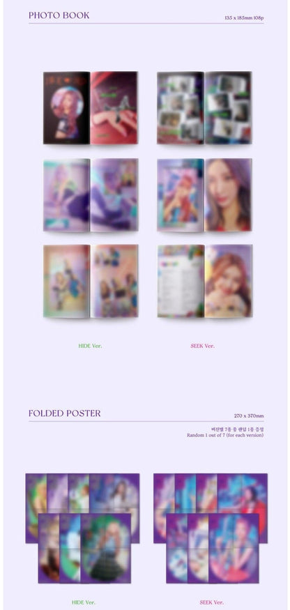 PURPLE KISS - HIDE & SEEK - 2ND MINI ALBUM - J-Store Online