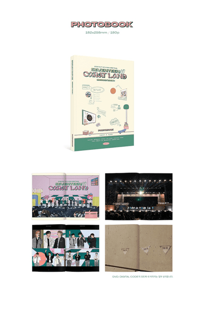 SEVENTEEN 2022 IN CARAT LAND MEMORY BOOK + DIGITAL CODE - J-Store Online