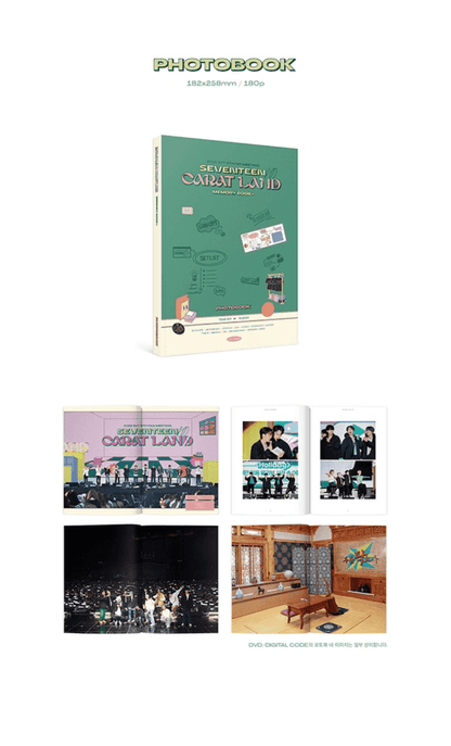 SEVENTEEN 2022 IN CARAT LAND MEMORY BOOK + DVD - J-Store Online