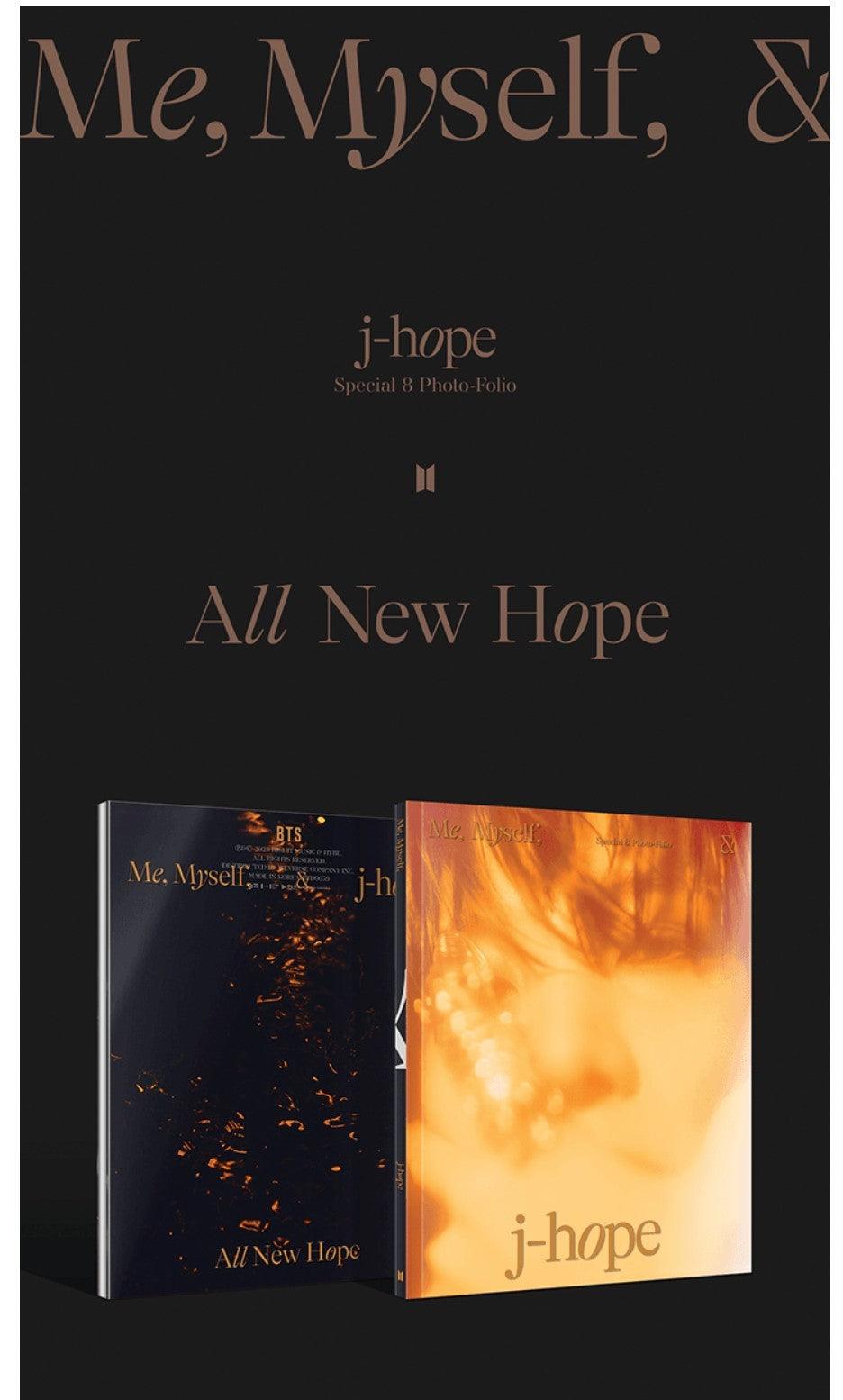 SPECIAL 8 PHOTO-FOLIO ME, MYSELF, AND J-HOPE 'ALL NEW HOPE' - J-Store Online